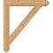Ekena Millwork Traditional Arts & Crafts Smooth Bracket, Western Red Cedar, 3 1/2"W x 28"D x 32"H BKT04X28X32TRA03SWR - alternate 4